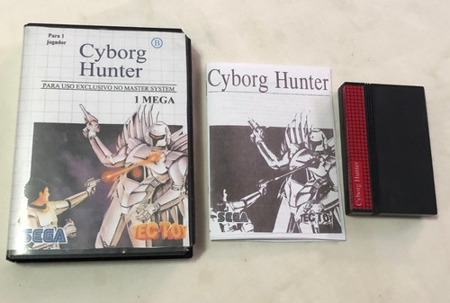 Master System : Cyborg Hunter Tectoy Com Caixa Manual Reprod (Usado)
