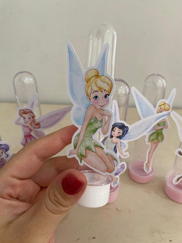 50 Tags Tubete Para Doces Tinker Bell Sininho