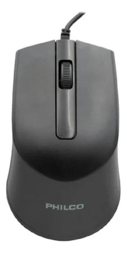 Mouse Alámbrico Philco Spk7104 Negro