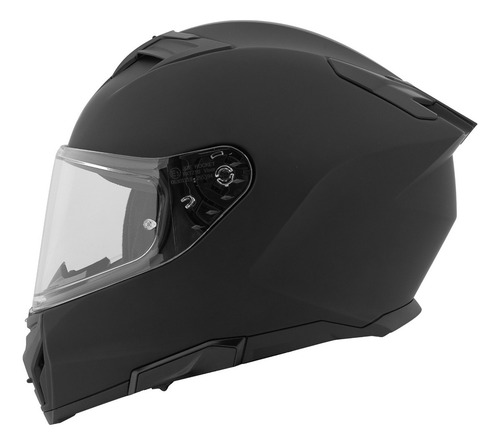 Casco Joe Rocket Rkt 210 Solid Mate Ece Con Mica Uv Negro Solido L