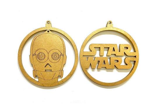 Imagen 4 de 6 de 12 Esferas Navideñas Temática Star Wars Baby Yoda Mandaloria