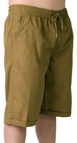 Gra - Camel - Bermuda Hombre Casual Recto Beige Giovanni Gal