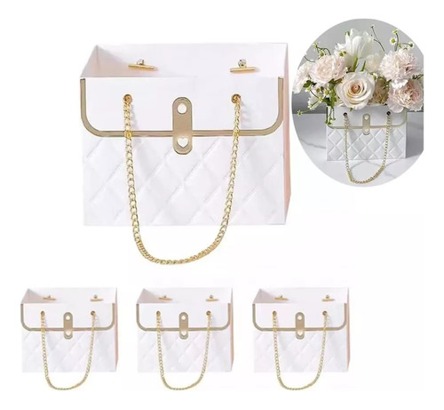 Bolsas Para Arreglos Florales, Cajas Decorativas, 4 Piezas [