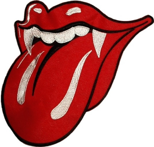 Parche Bordado Logo Rolling Stones Grrr! Espalda Adr
