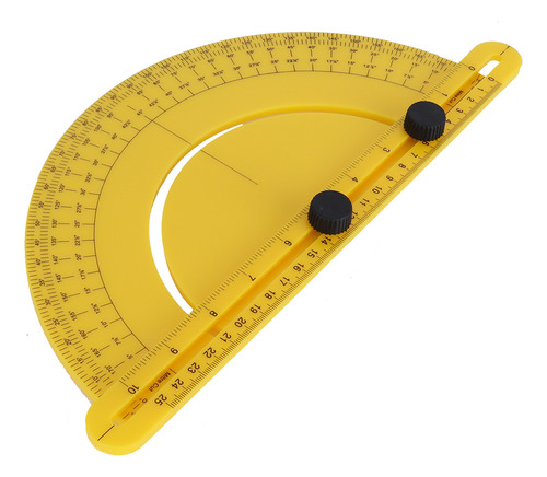 Regla Angular Semicircular Universal Para Carpintería
