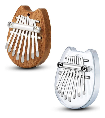 2 Piezas Mini Kalimba Piano De Pulgar Piano De Dedo Mbira