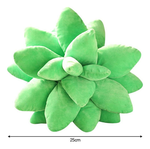 3 Uds 3d Suculentas Tiro Almohada Planta Sofá Patio