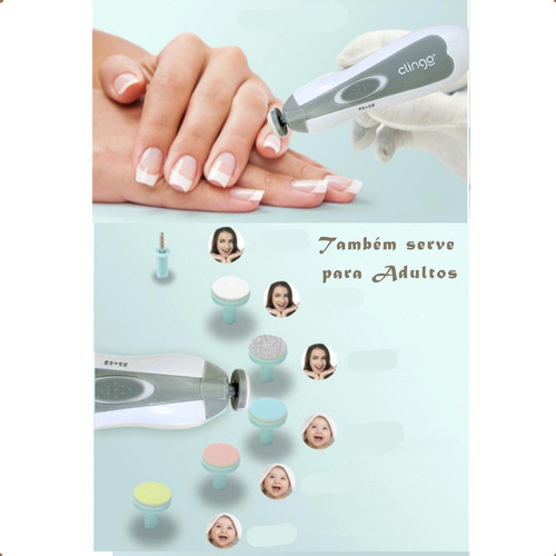 Aparador Elétrico Para Unhas De Bebê Com Lanterna