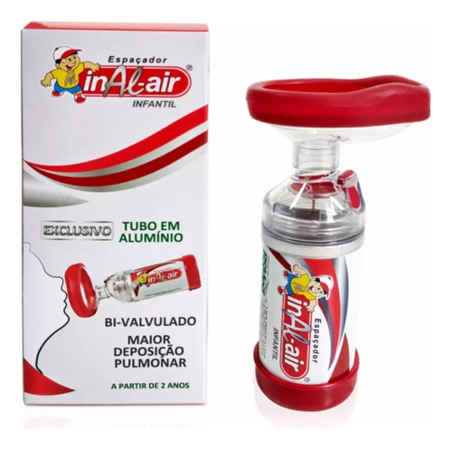 Espaçador Inal-air Infantil Rsmed para asma e bronquite