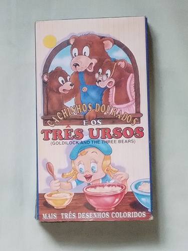 Fita Vhs Cachinhos Dourados E Os Três Ursos (Usado)