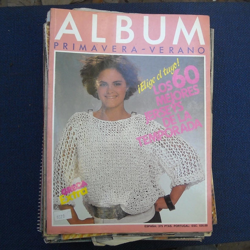 Revista De Tejidos Album N°8-85, Toda La Moda Punto