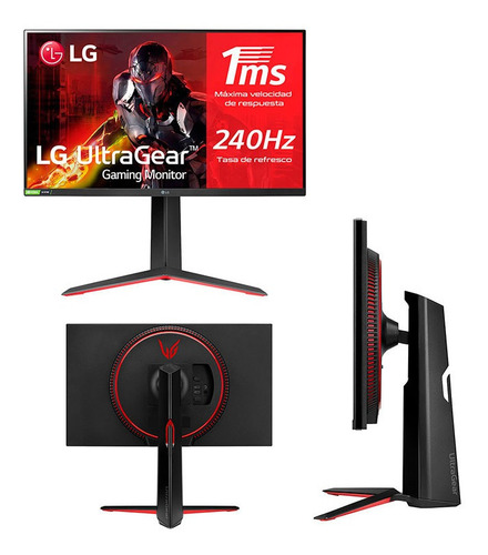Imagen 3 de 9 de Monitor LG 27gp750 27' Ips 240hz 1ms Gsync Fsync Hdr10 Color