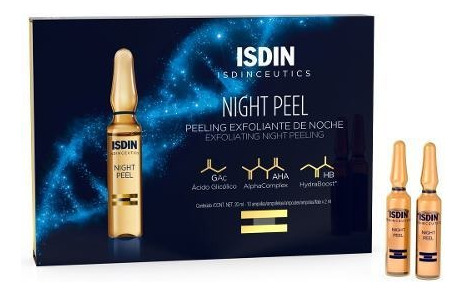 Isdin Night Peel Serum Exfoliante Superficial Noche Ampollas