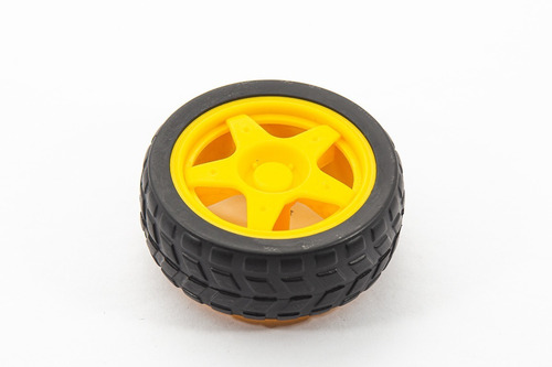Rueda Goma Motor Dc Arduino