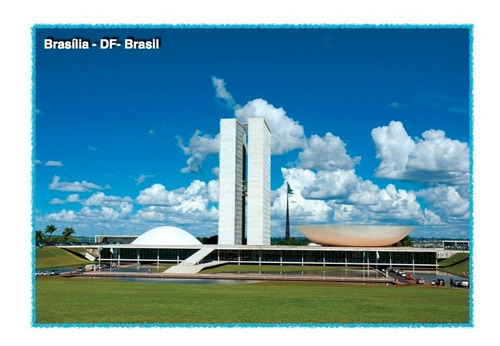 Set Com 6 Cartões Postais Brasília