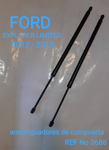 Amortiguadores De Compuerta Ford Explorer Limited 2012/2015