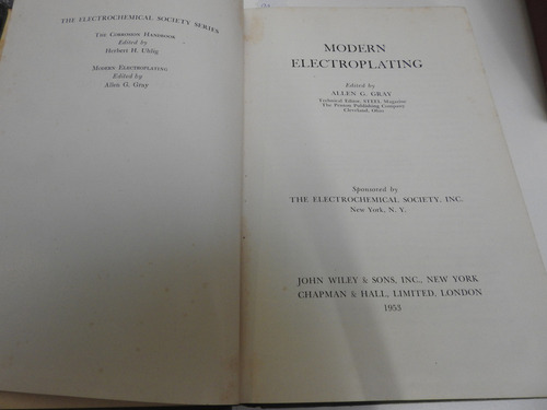 Modern Electroplating - Allen G. Gray - L636