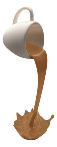 . Copo De Café Flutuante, Escultura, Decoração De Cozinha