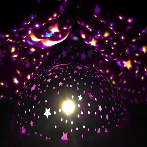 Luminária Projetor Estrelas 360o Abajur Star Master Galaxy
