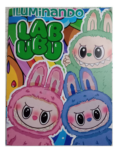 Monster Elfos Labubu Chabubu Paq 20 Libros Iluminar Colorear