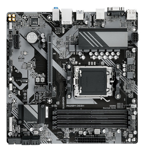 Tarjeta Madre Gigabyte A620m Ds3h, M-atx, Ddr5, Am5, 192gb