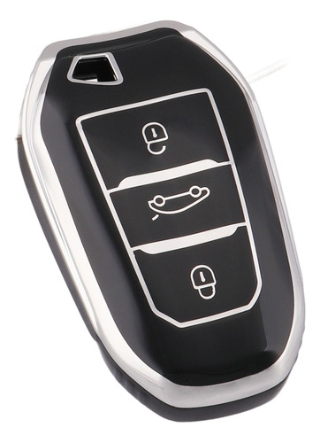 Ys Funda Para Llave 3 Botones Peugeot 208, 2008, 3008 5008