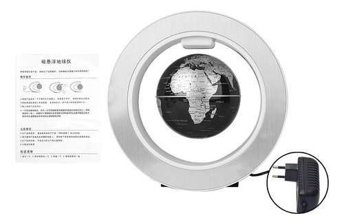 Luz Led Con Forma De Mapa Del Mundo Giratoria Con Levitación