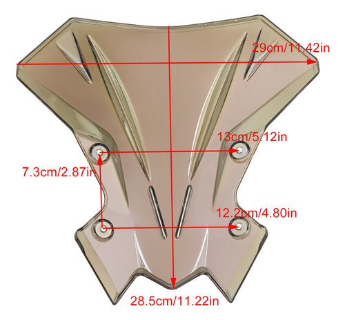 Parabrisas Para Kawasaki Z900 20-24 Wi