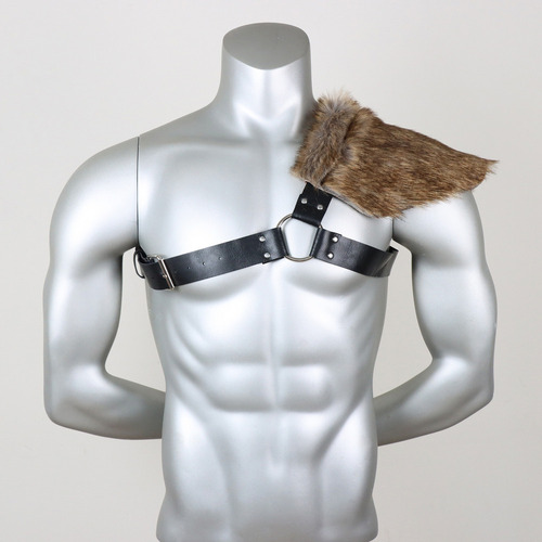 Vestido Viking De Pele De Cavaleiro Renascentista Sintético
