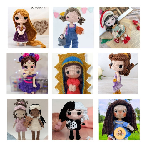 100 Patrones Guia Muñecas Amigurumis Tejidas A Crochet 2