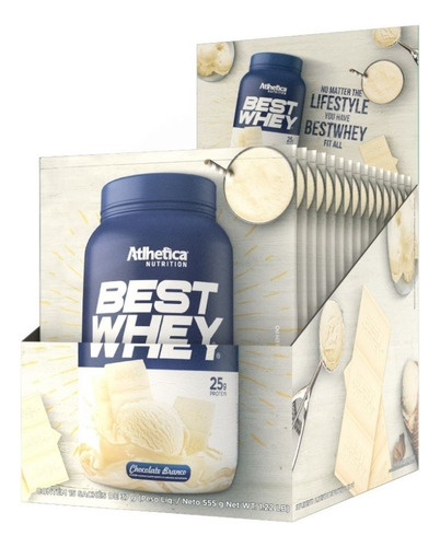 Best Whey Sachê (display Com 15 Sachês - 35g) Choc. Branco Chocolate Branco