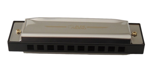 Armonica Cromada 10 Celdas En Do