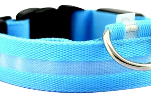 Collar Luz Led Perro Gato Mascota Luminoso De Impermeable