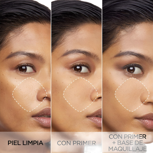 Fijador Maquillaje Facial Loreal Transparente Matte Líquido Transparente