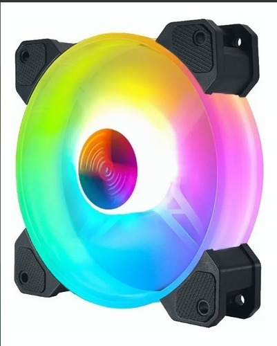 Kit De Ventilador De Refrigerador Rgb De 3, 12 Led C