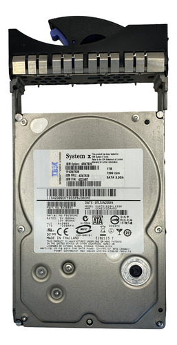Hd Ibm 1tb 7.2 3,5 Sata 3gb 43w7629 43w7626 42c0497 @ Prateado