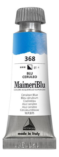 Aquarela Maimeri Blu Tubo Gr.4 368 Cerulean Blue 12ml