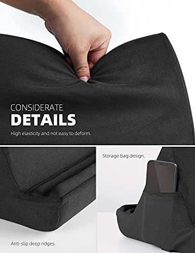 Soporte Para Tablet Almohada Color Negro Gris