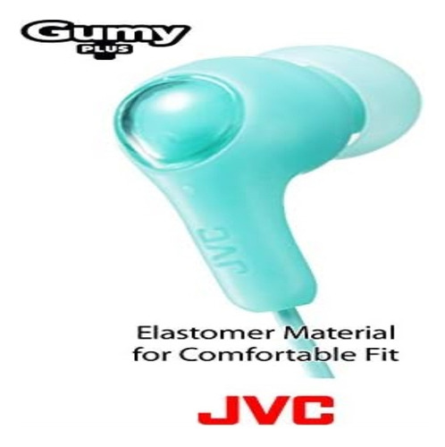 Green Gumy In Ear Earbuds With Stay Fit Ear Tips And Mic. Wi