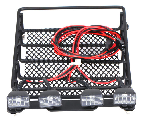 Portaequipajes De Metal Rc De Tamaño Mediano Con Luces Led