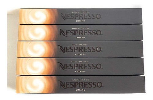 50 Capsulas Nespresso Chiaro Barista Original + Envio Gratis