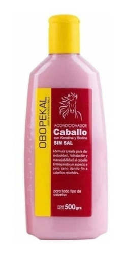 Acondicionador Caballo 500gr Obopekal Casa Belleza