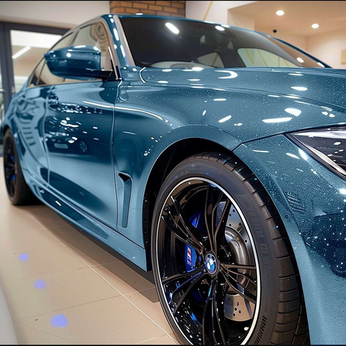 Vinil Automotriz Full Wrap Blue Diamond Dust1,52x18 M Color Blue Diamond Dust