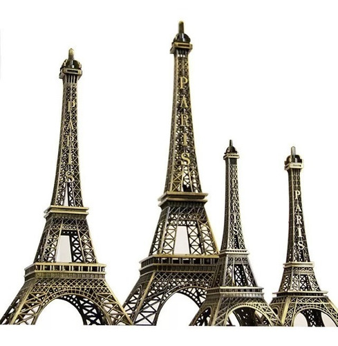 Torre Eiffel - Souvenirs - Decoración - Metal 15 Años 32 Cm 