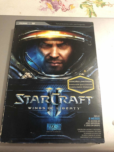 Jogo Starcraft 2 Winds Of Liberty Edição Limitada
