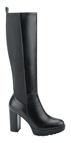 Bota De Vestir Sao Paulo Color Negro Para Mujer 1044024