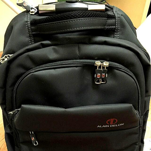 Bolso Original Alain Delon - Mochila De Viaje Con Ruedas
