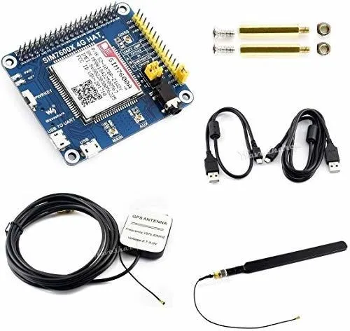 Módulo 4g-gnss Para Raspberry Pi Y Jetson Nano, Lte