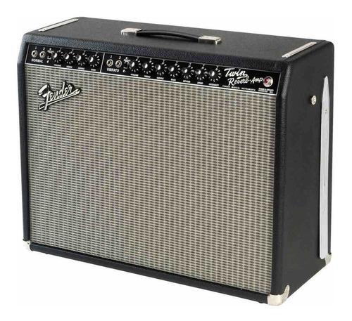 Amplificador Fender Vintage Reissue Series '65 Twin Reverb Valvular para guitarra de 85W color negro/plata