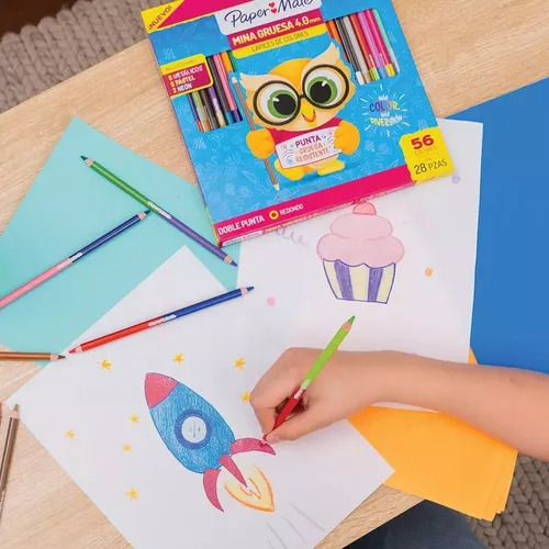 Paper Mate® Lápices De Colores, 56 Lápices De Colores